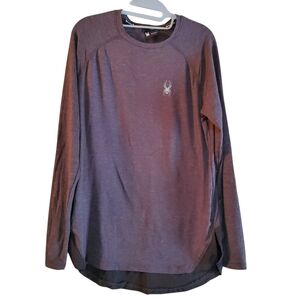 Mens Spyder Active Thermal Long Sleeve Top Large